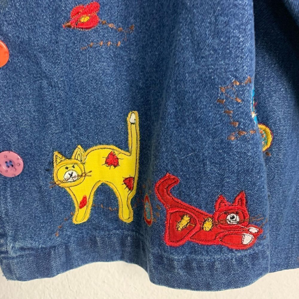 Vintage Cat Embroidered Jacket - Picture 10 of 12